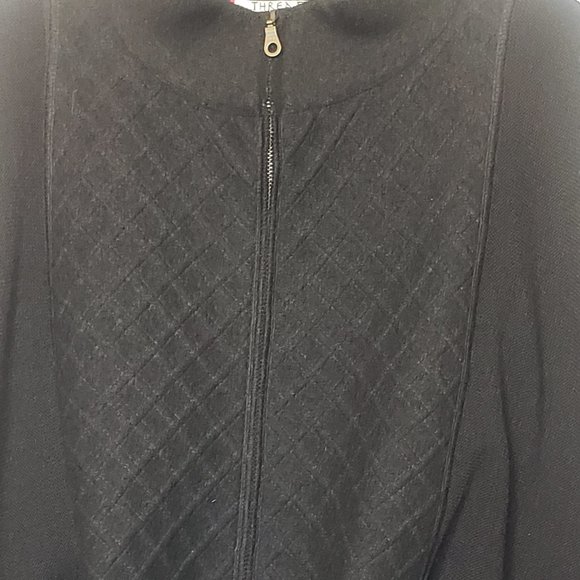 Beyond Threads Black Alpaca Wool Blend Cape - Picture 5 of 14